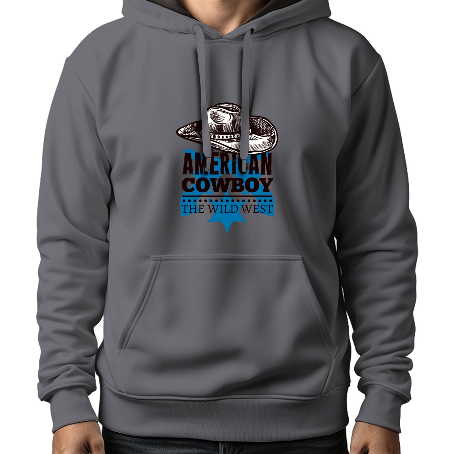 MOLETOM MASCULINO WILD WEST AMERICAN COWBOY