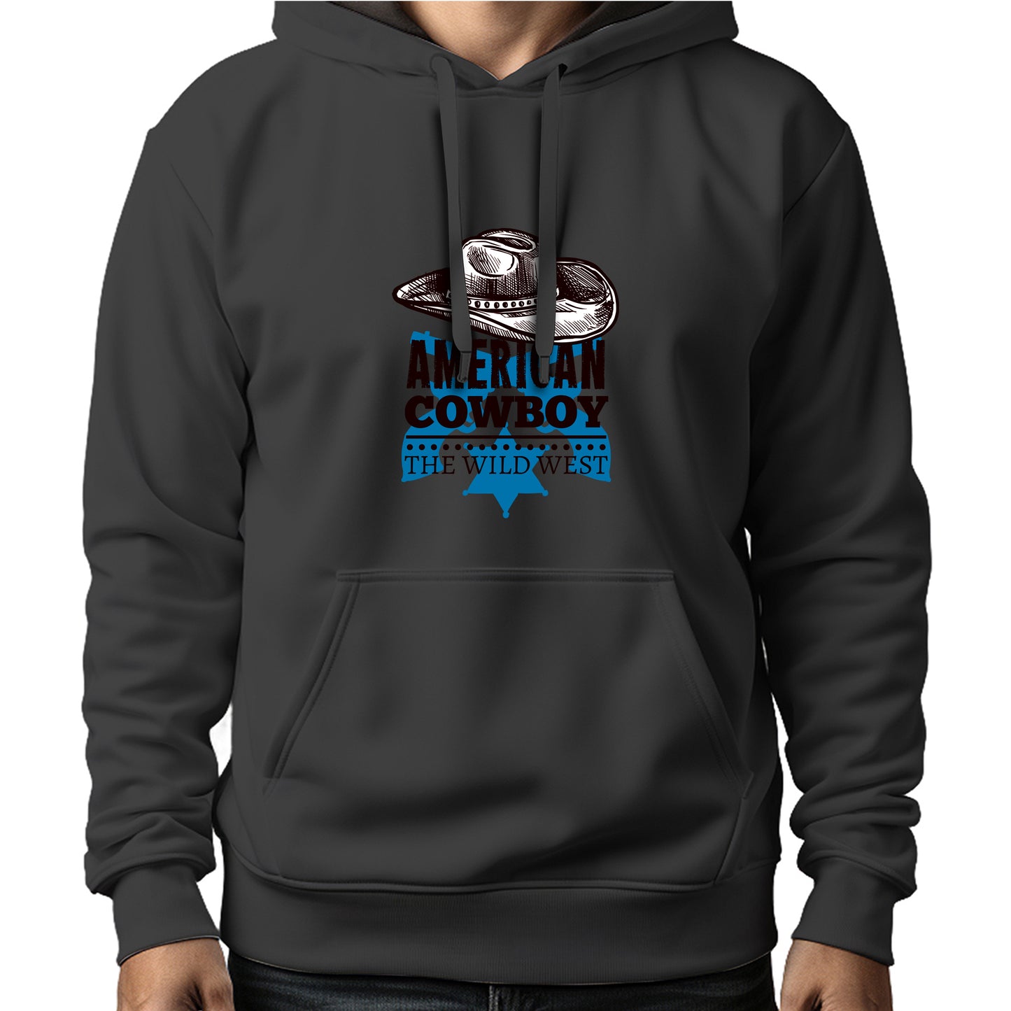 MOLETOM MASCULINO WILD WEST AMERICAN COWBOY