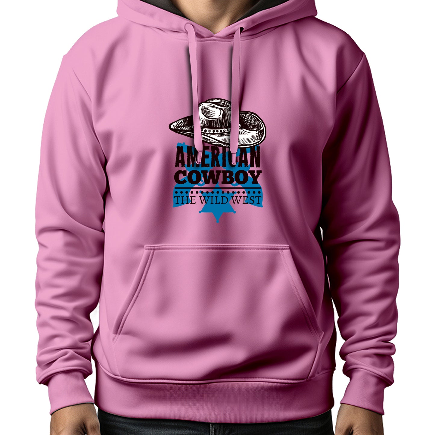 MOLETOM MASCULINO WILD WEST AMERICAN COWBOY
