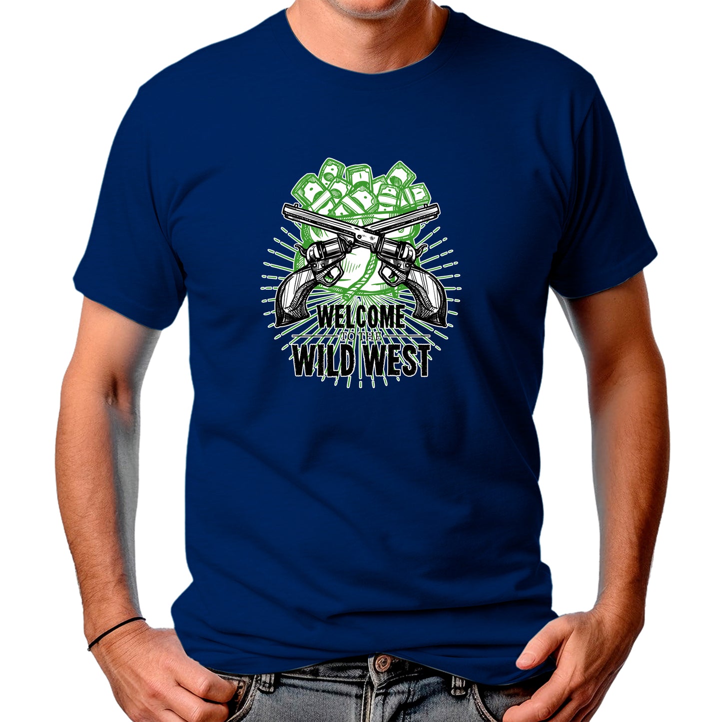 CAMISETA MASCULINA WELCOME TO WILD WEST
