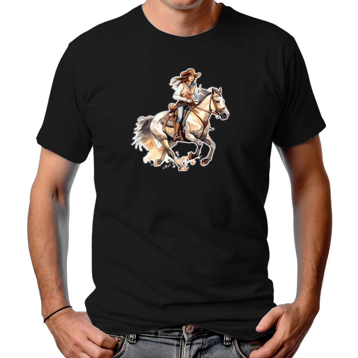 CAMISETA MASCULINA RIDING HORSE 3