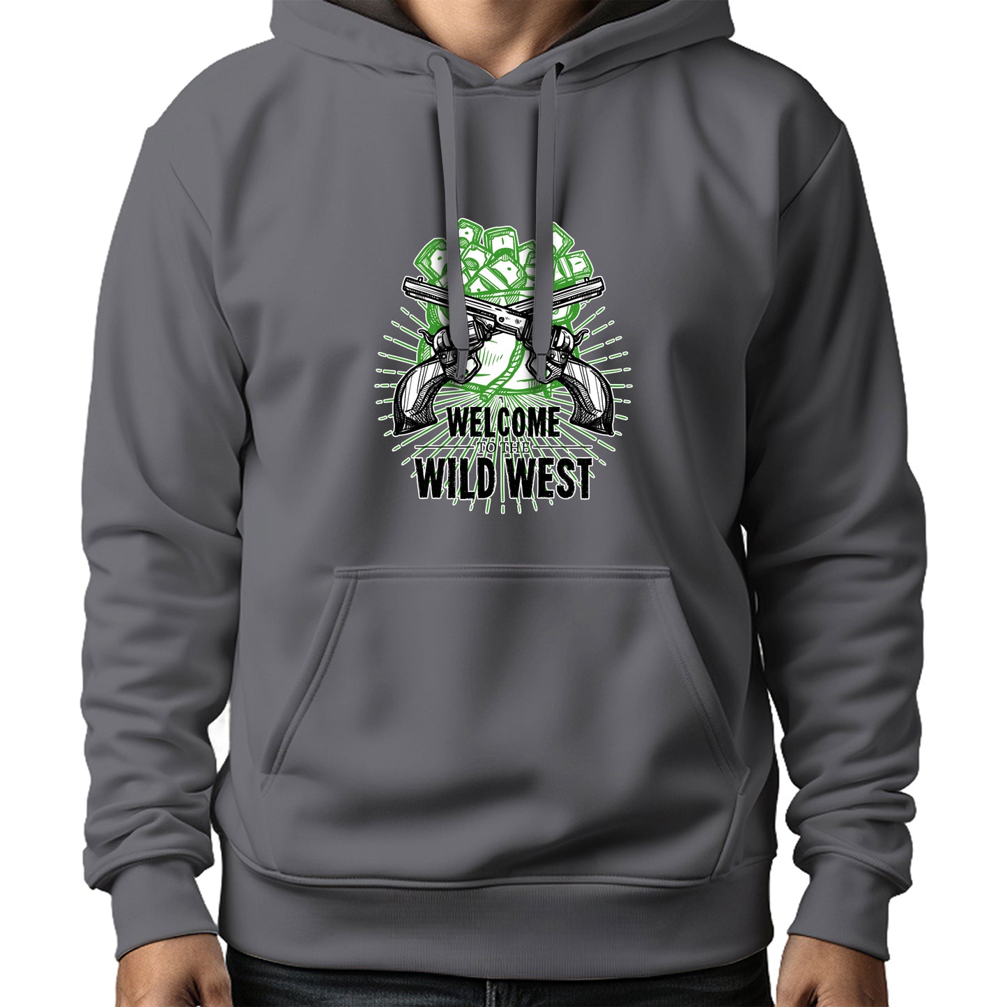 MOLETOM MASCULINO WELCOME TO WILD WEST