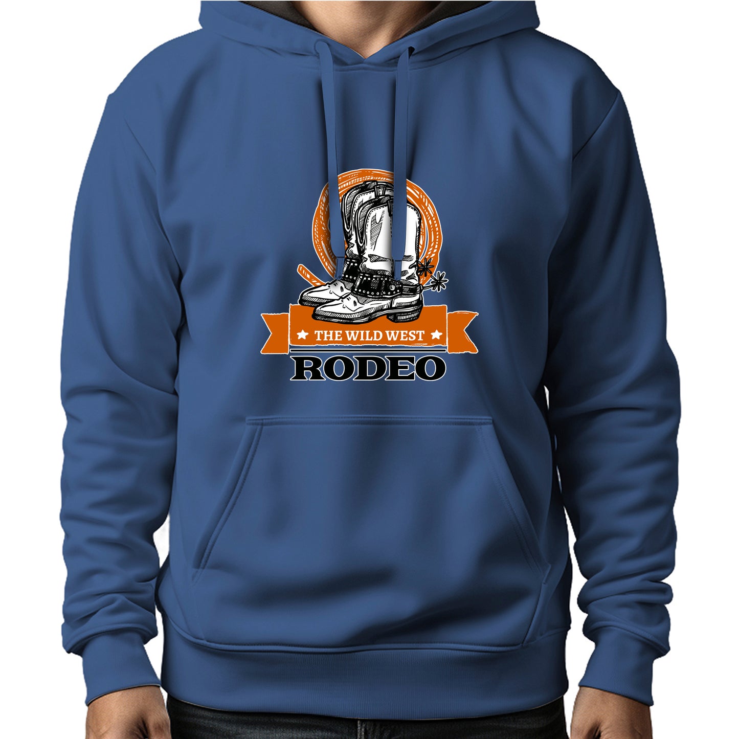MOLETOM MASCULINO THE WILD WEST RODEO