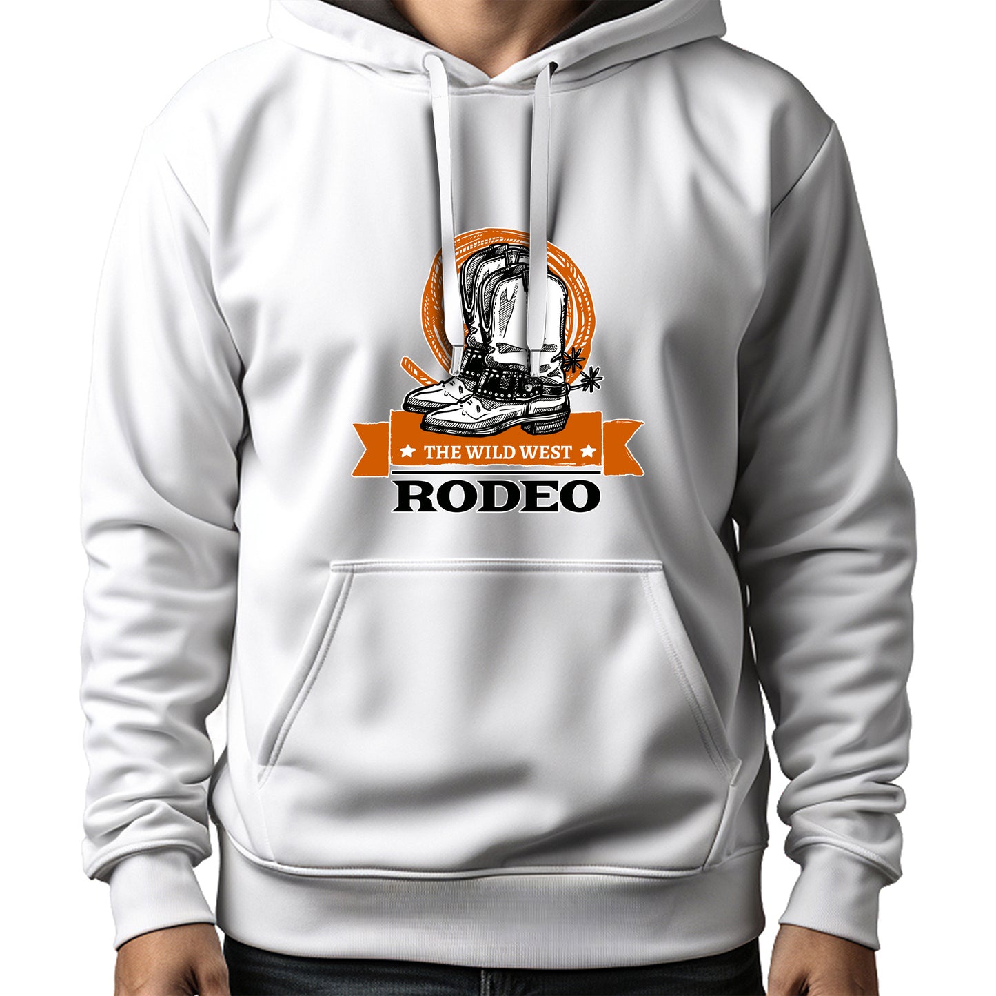 MOLETOM MASCULINO THE WILD WEST RODEO