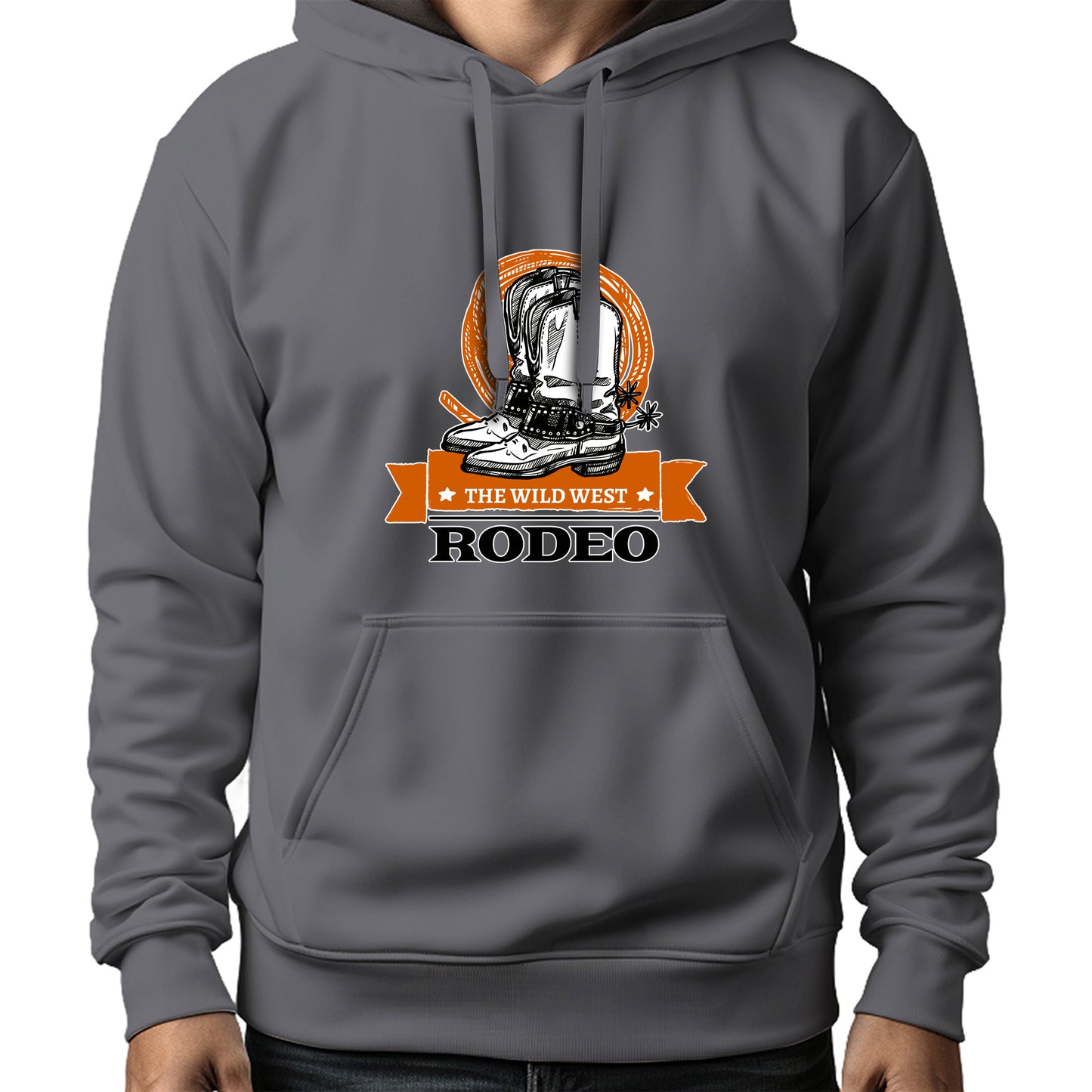 MOLETOM MASCULINO THE WILD WEST RODEO