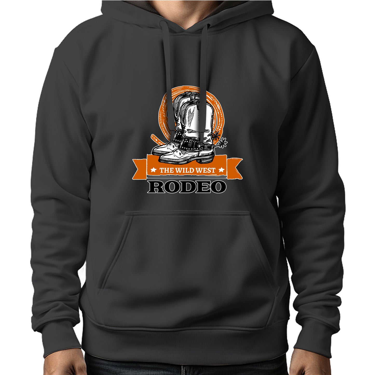 MOLETOM MASCULINO THE WILD WEST RODEO