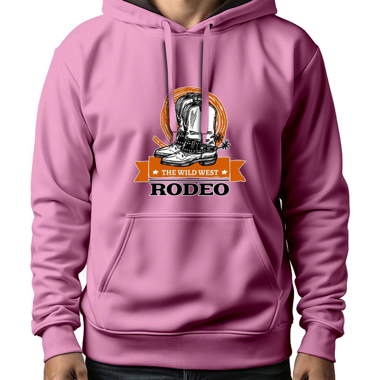 MOLETOM MASCULINO THE WILD WEST RODEO