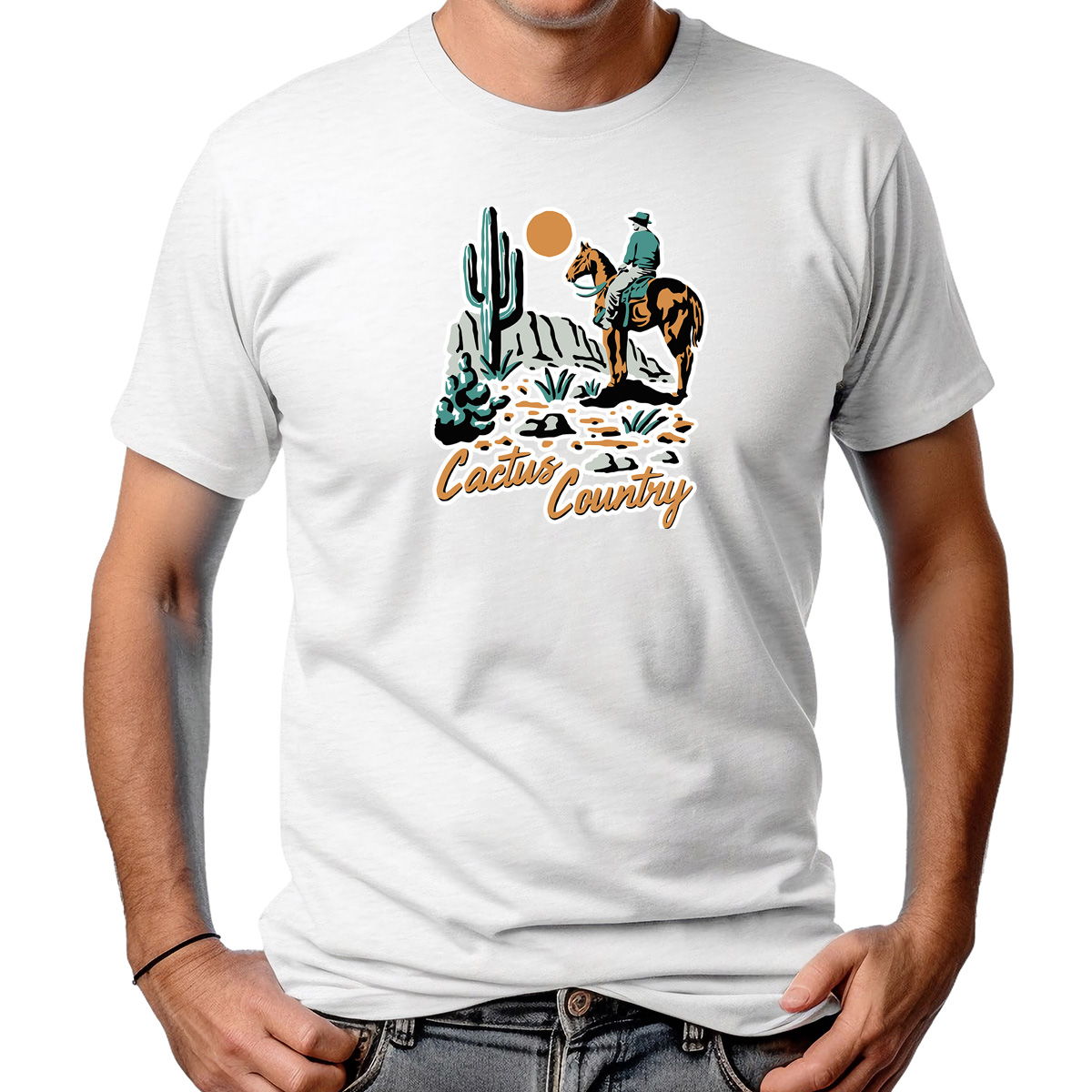 CAMISETA MASCULINA CACTUS COUNTRY
