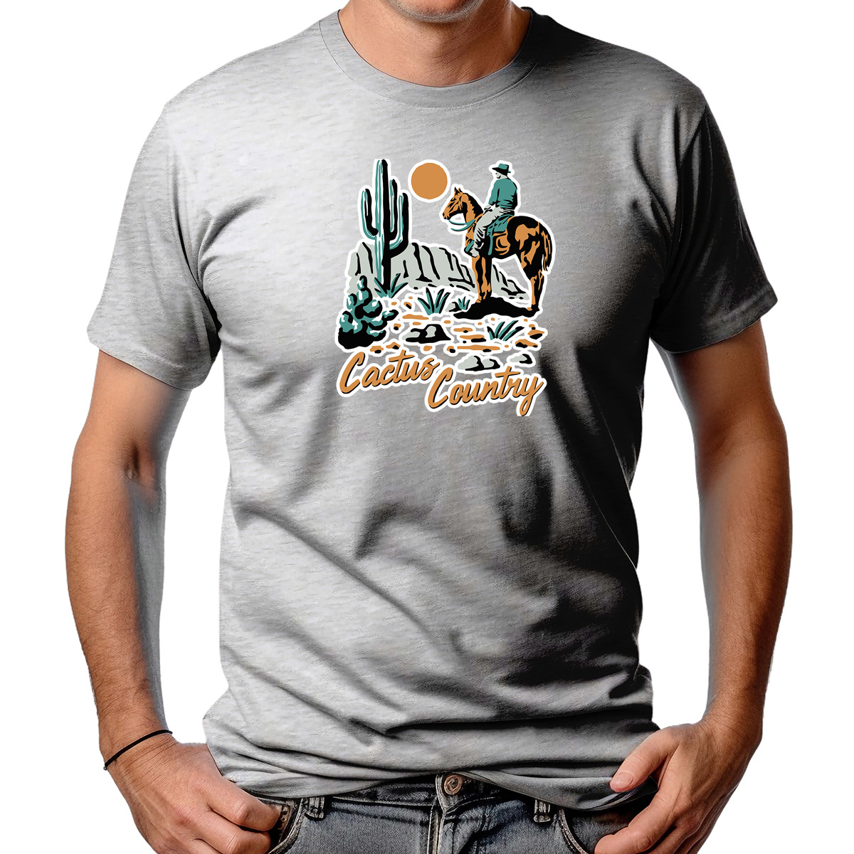 CAMISETA MASCULINA CACTUS COUNTRY