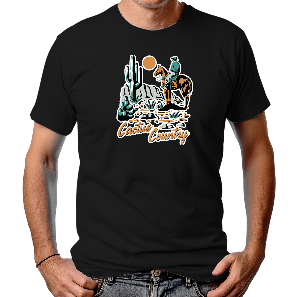 CAMISETA MASCULINA CACTUS COUNTRY
