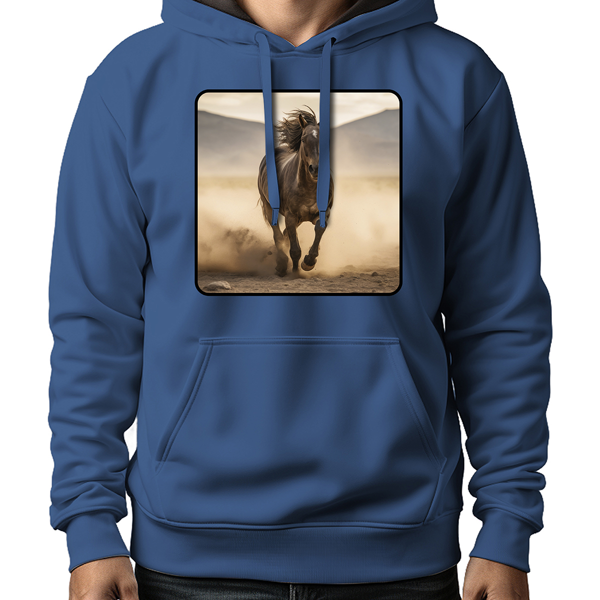 MOLETOM MASCULINO RUNNING HORSE