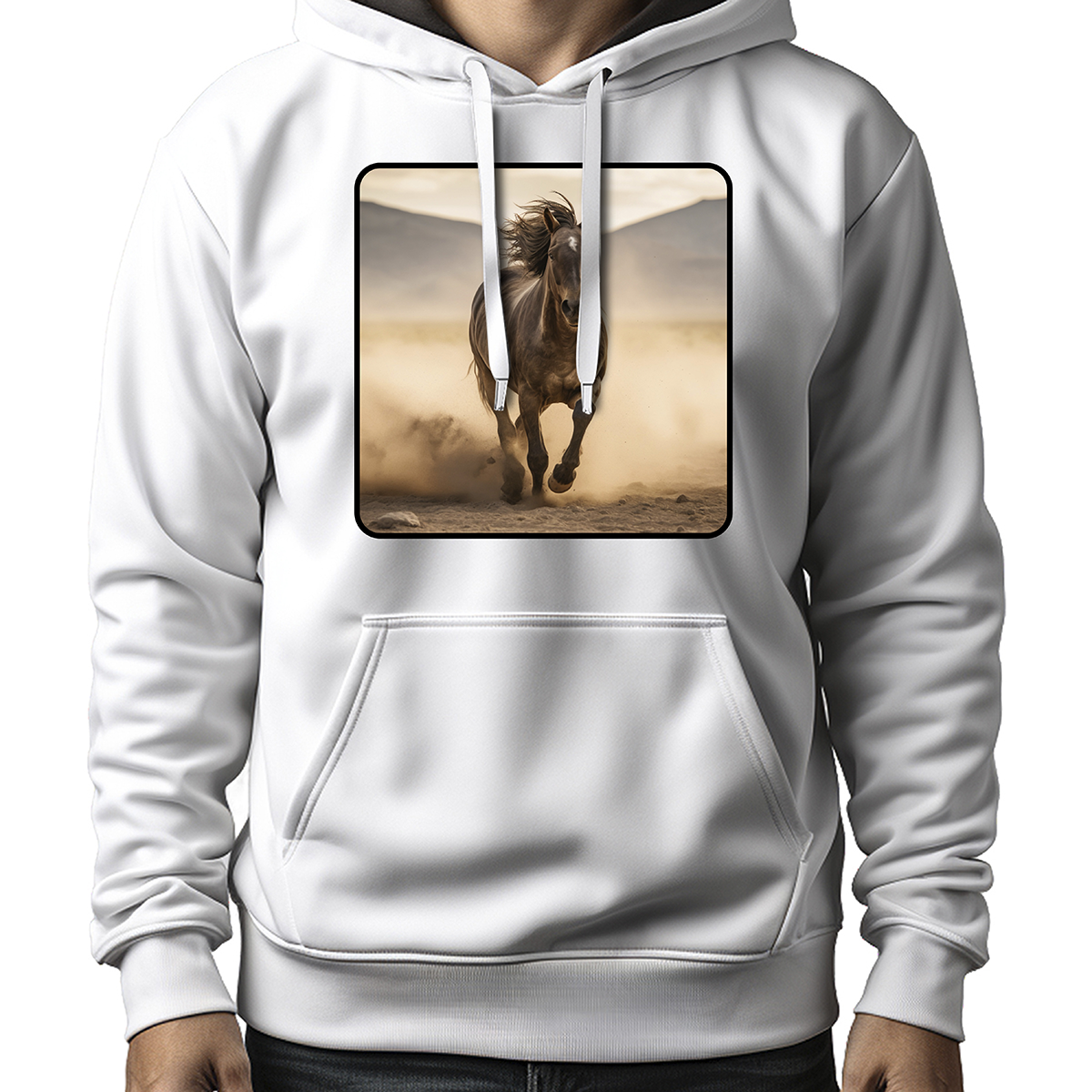 MOLETOM MASCULINO RUNNING HORSE