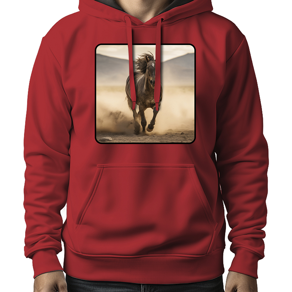 MOLETOM MASCULINO RUNNING HORSE