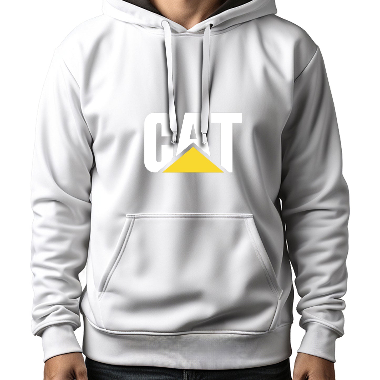 MOLETOM MASCULINO CAT BRANCO