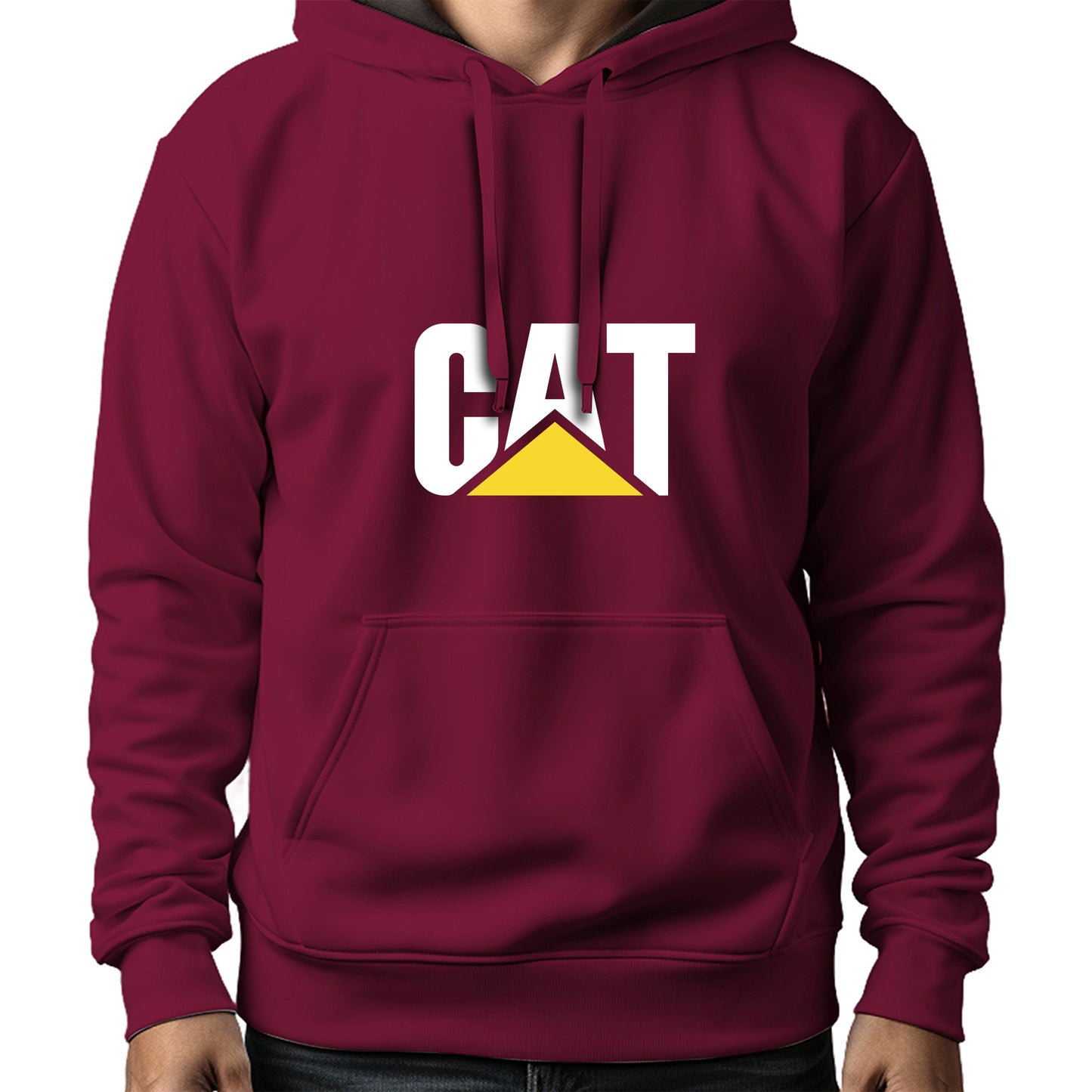 MOLETOM MASCULINO CAT BRANCO
