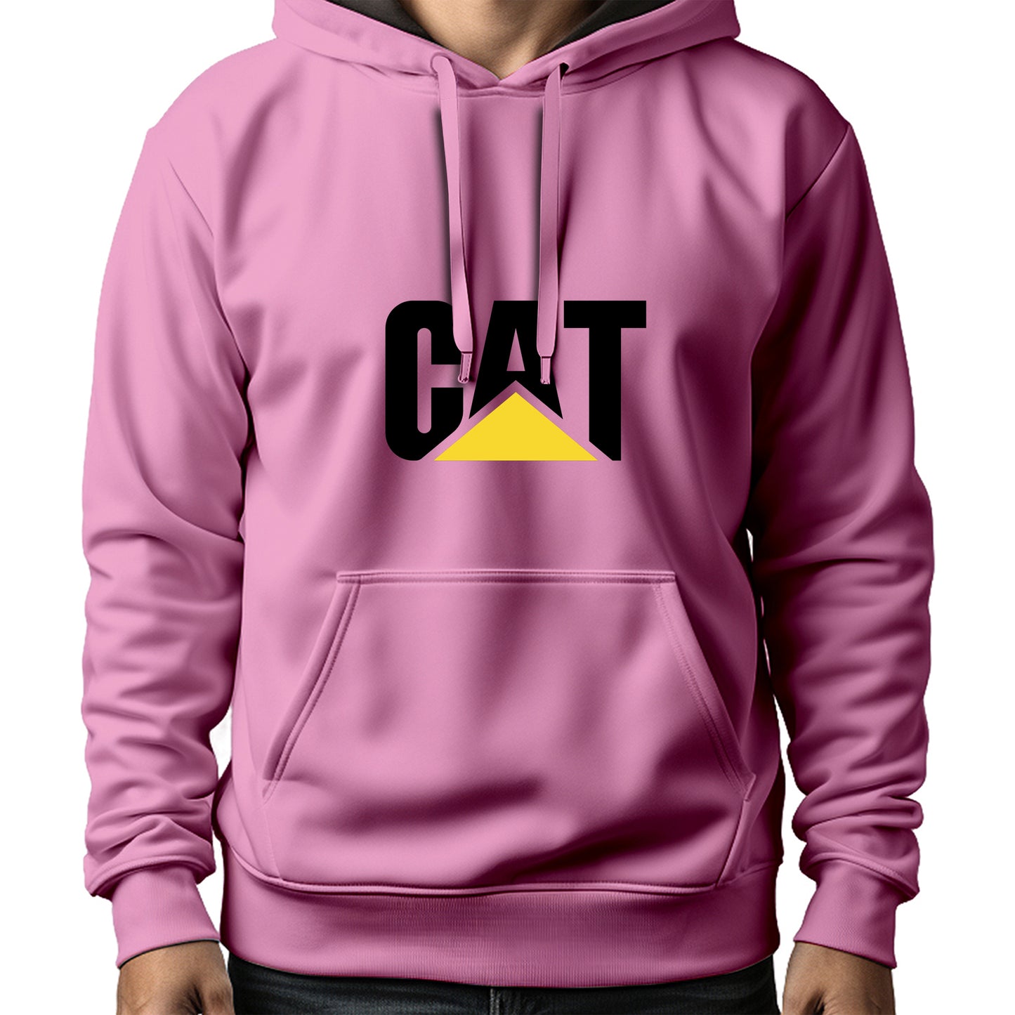 MOLETOM MASCULINO CAT PRETO