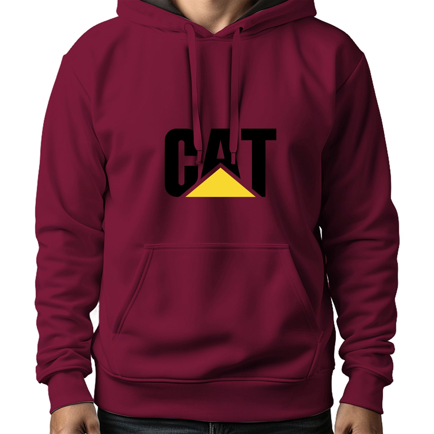 MOLETOM MASCULINO CAT PRETO