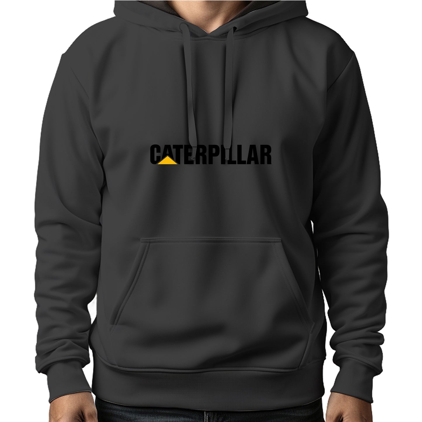 MOLETOM MASCULINO CATERPILLAR PRETO RÉPLICA