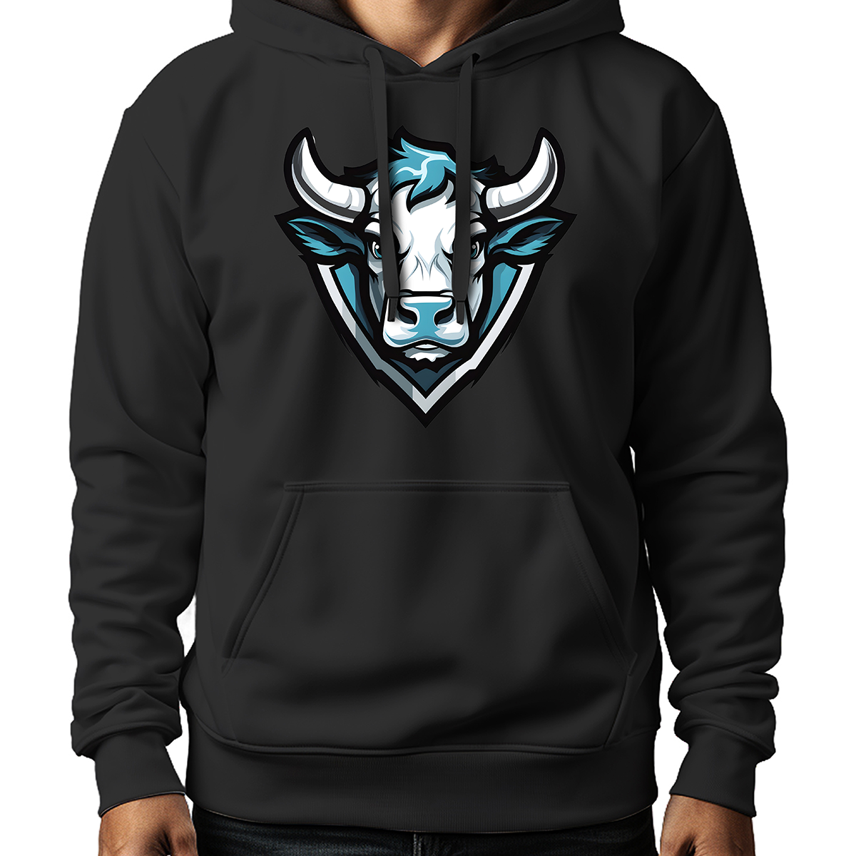 MOLETOM MASCULINO BLUE COW