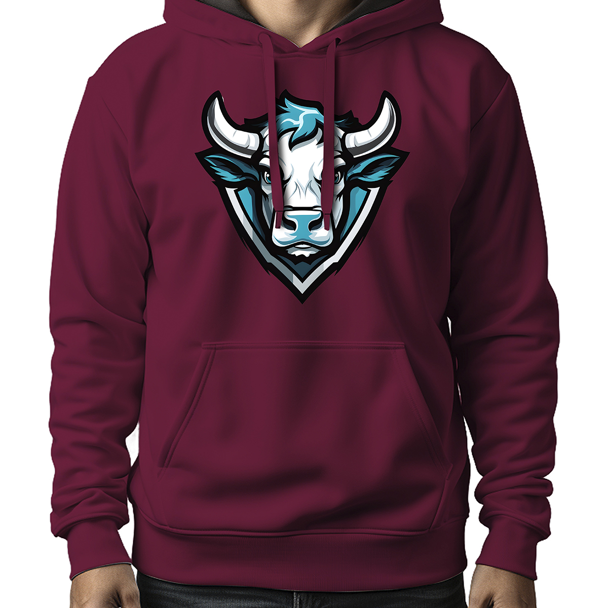 MOLETOM MASCULINO BLUE COW