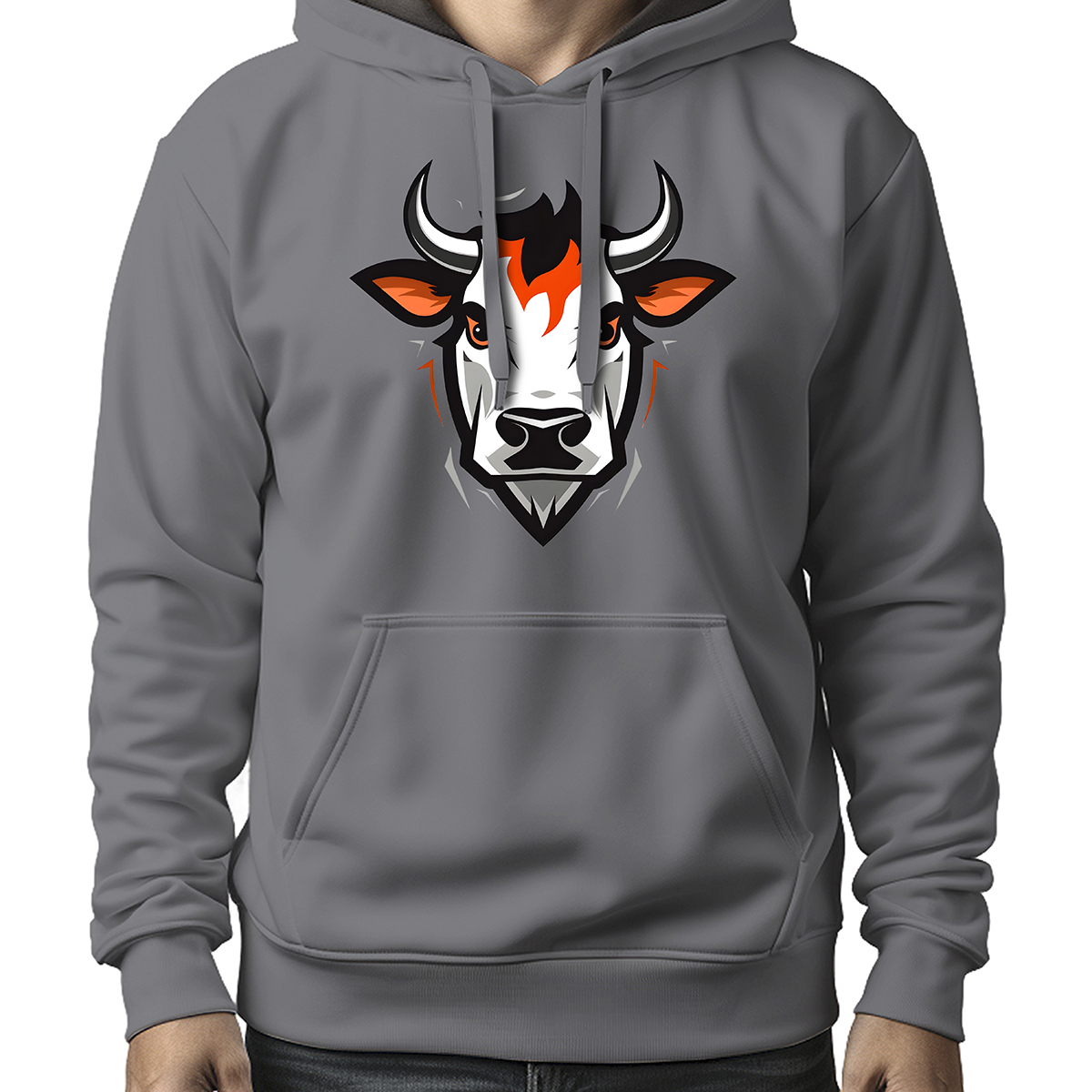 MOLETON MASCULINO ORANGE COW