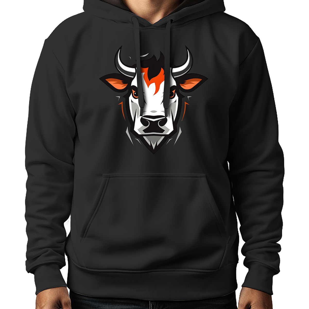 MOLETON MASCULINO ORANGE COW