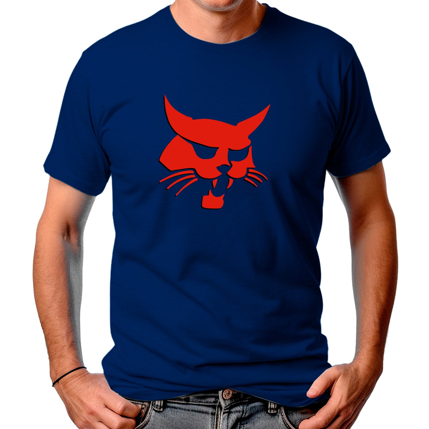 CAMISETA MASCULINA BOBCAT FACE