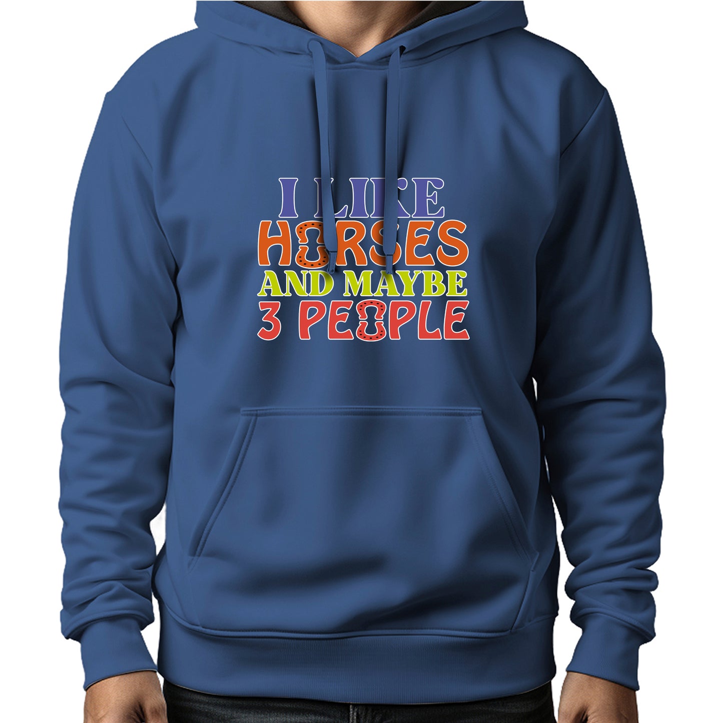 MOLETOM MASCULINO I LIKE HORSES