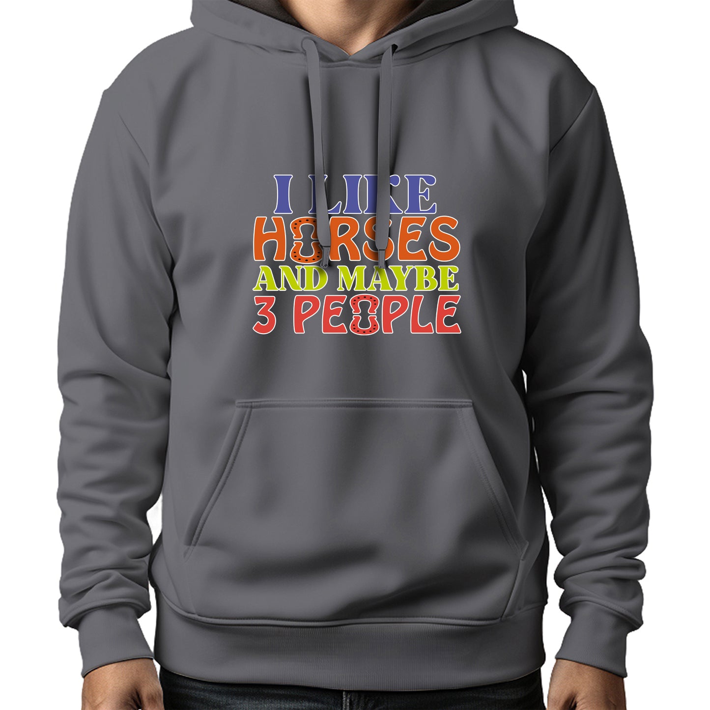 MOLETOM MASCULINO I LIKE HORSES
