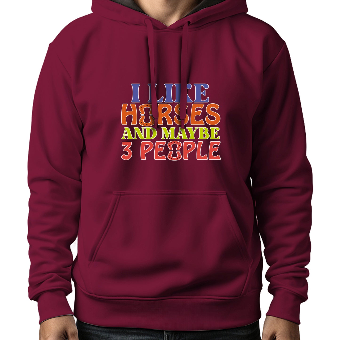 MOLETOM MASCULINO I LIKE HORSES