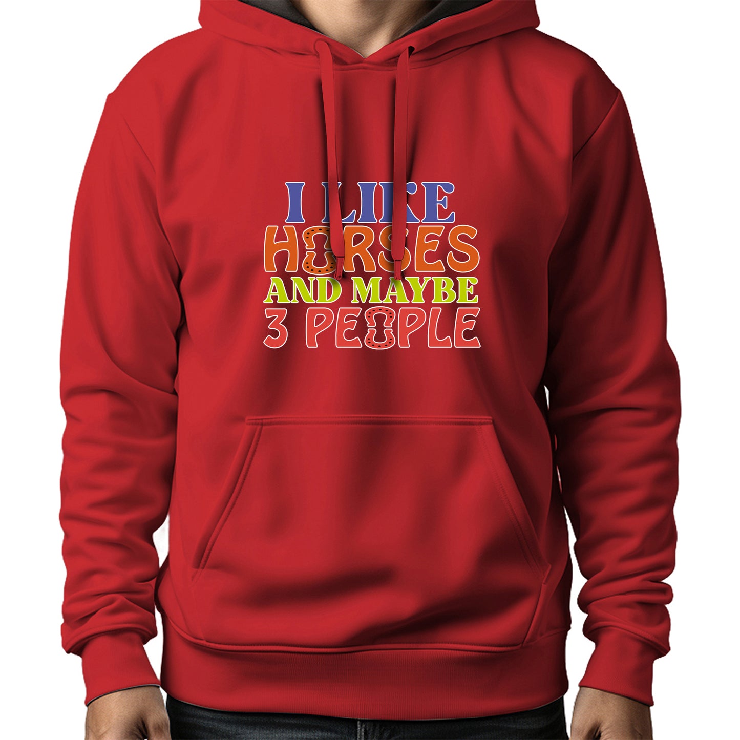 MOLETOM MASCULINO I LIKE HORSES