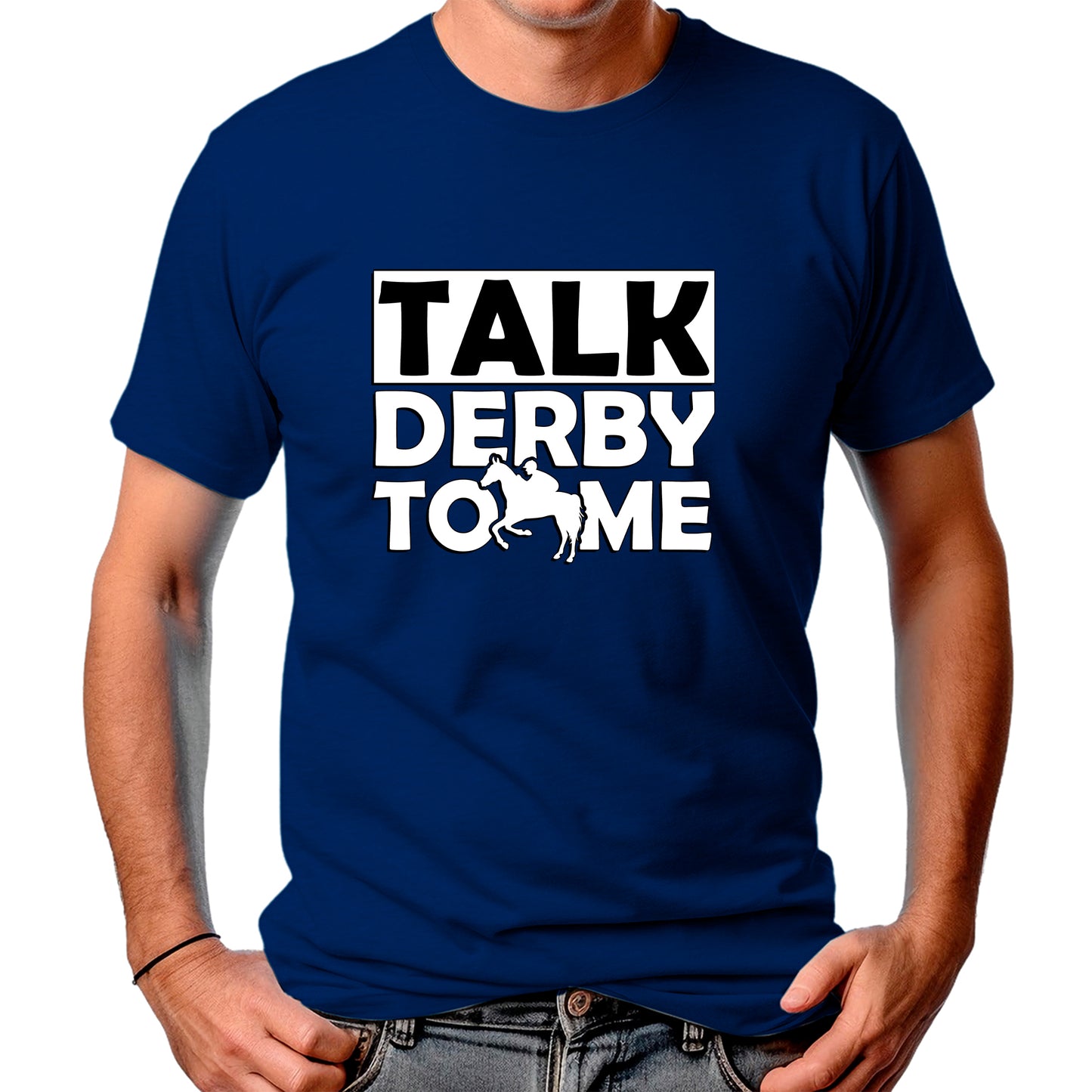 CAMISETA MASCULINA TALK DERBY TO ME