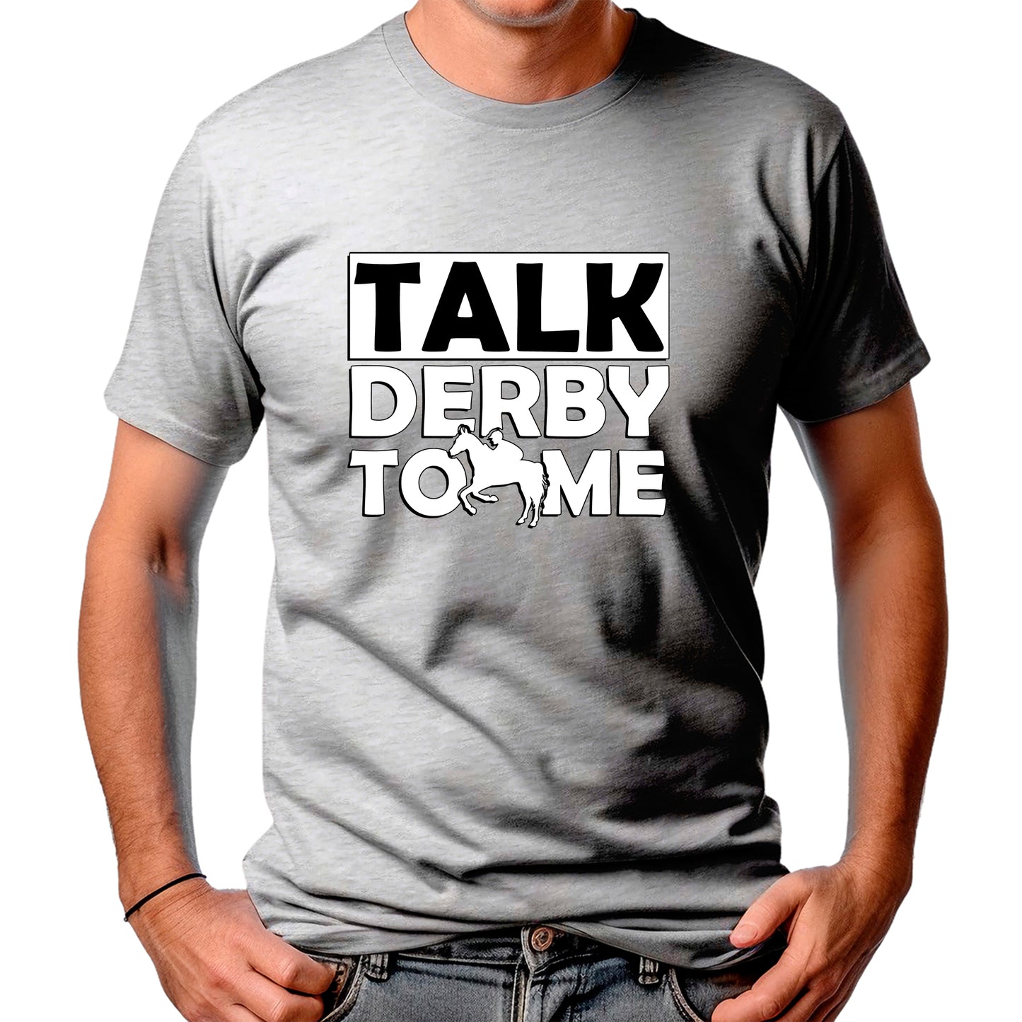 CAMISETA MASCULINA TALK DERBY TO ME