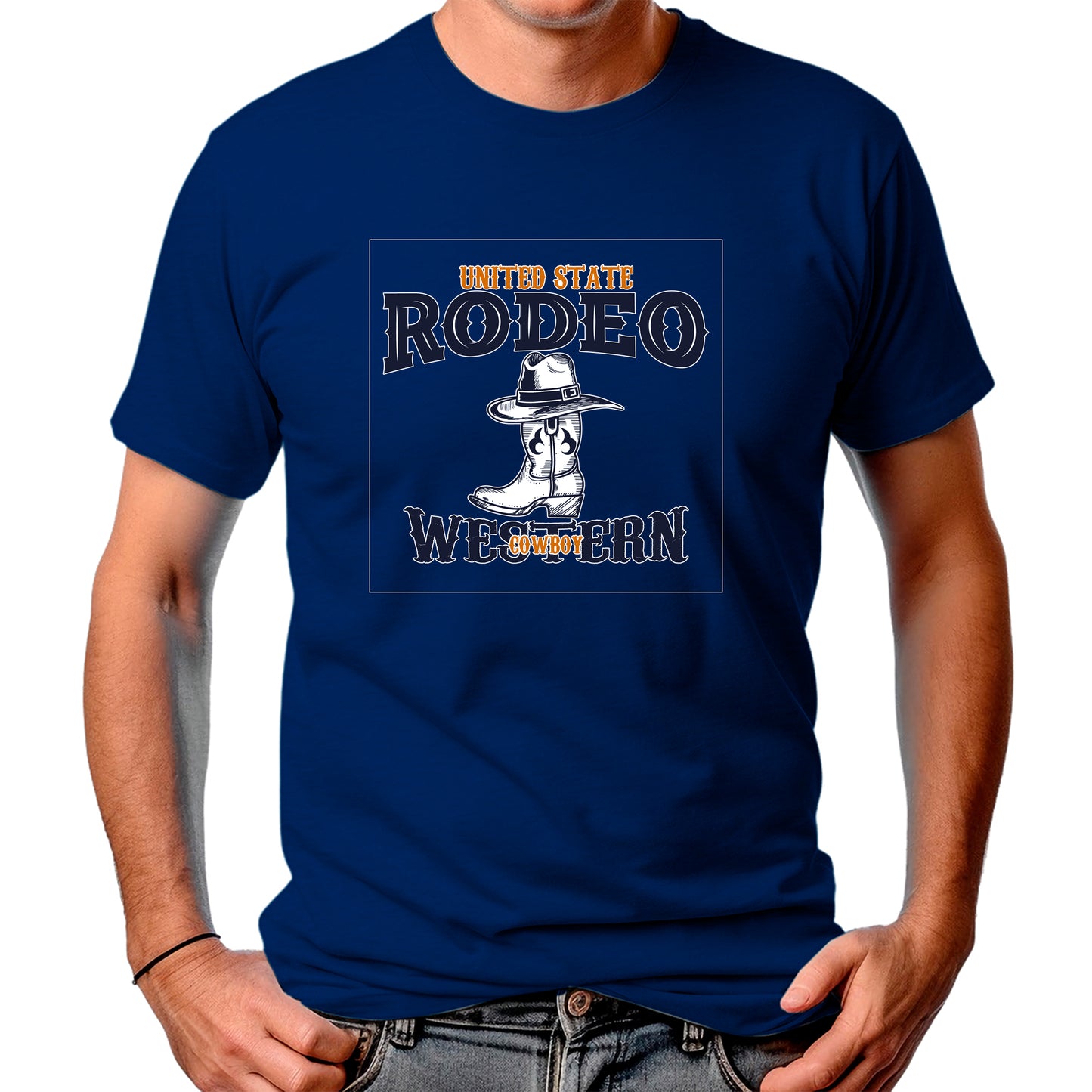 CAMISETA MASCULINA UNITED STATE RODEO