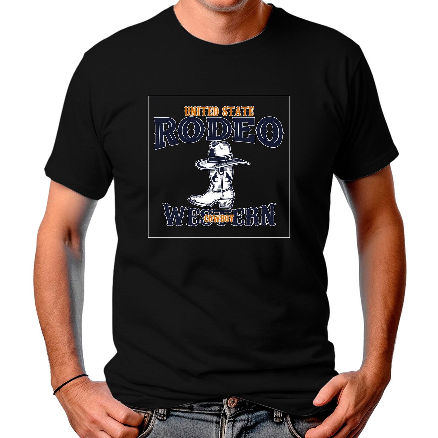 CAMISETA MASCULINA UNITED STATE RODEO