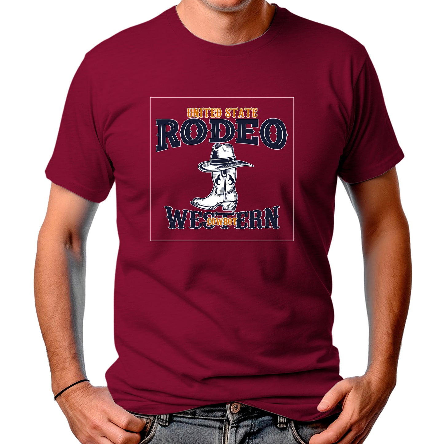 CAMISETA MASCULINA UNITED STATE RODEO