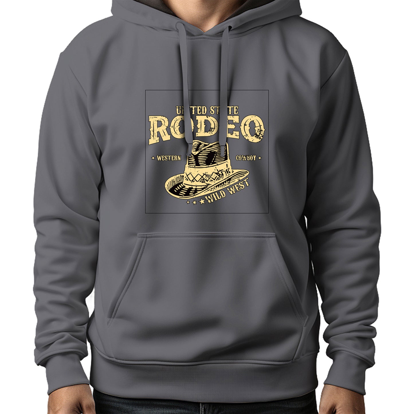 MOLETOM MASCULINO UNITED STATE RODEO WEST