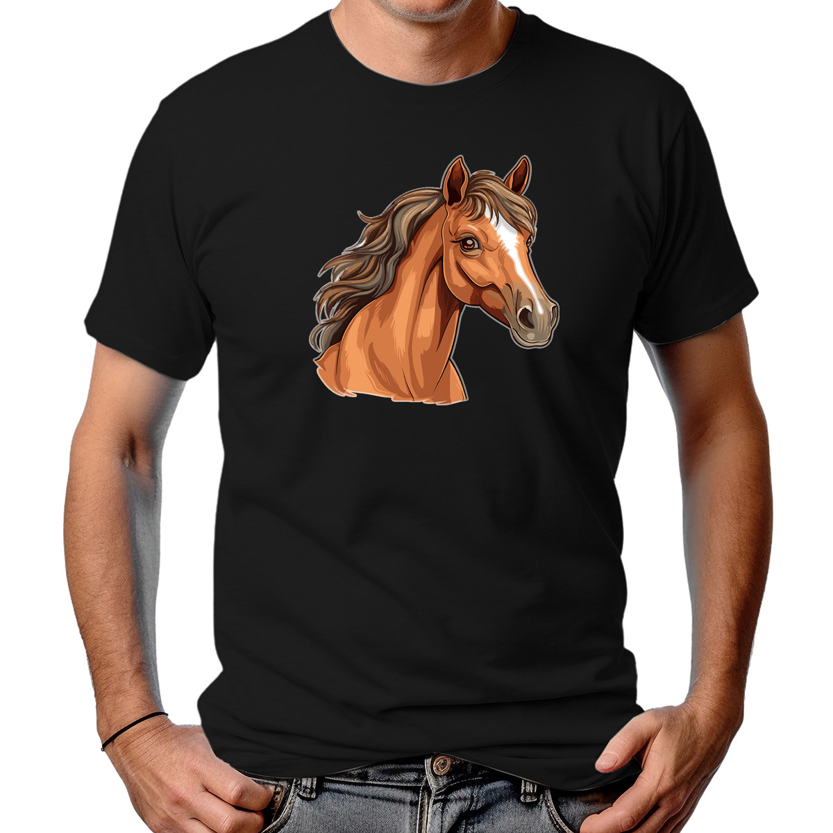 CAMISETA MASCULINA CAVALO 4