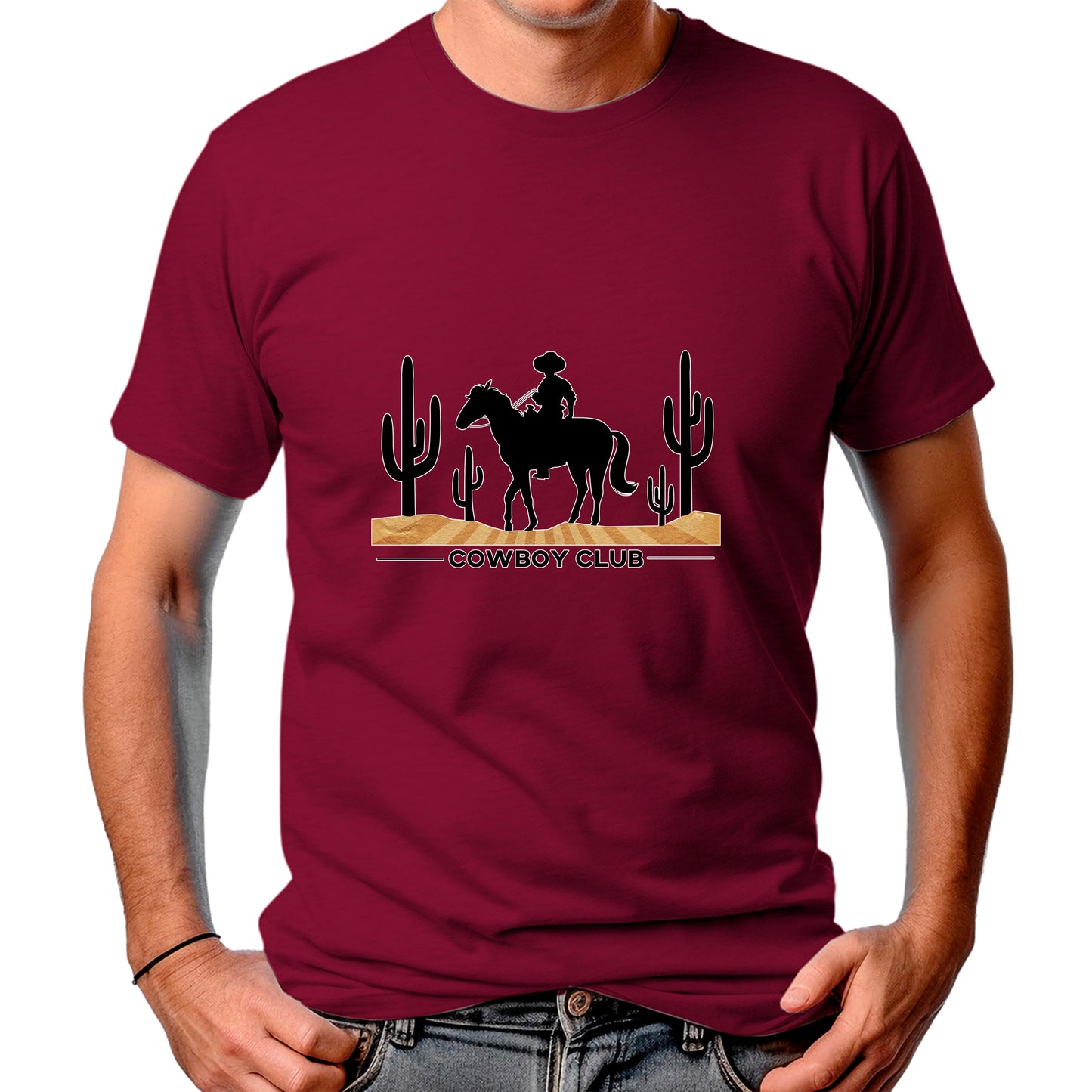 CAMISETA MASCULINA COWBOY CLUB