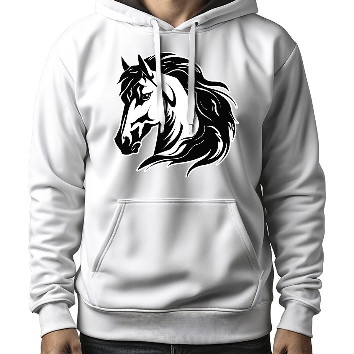 MOLETOM MASCULINO CAVALO BW