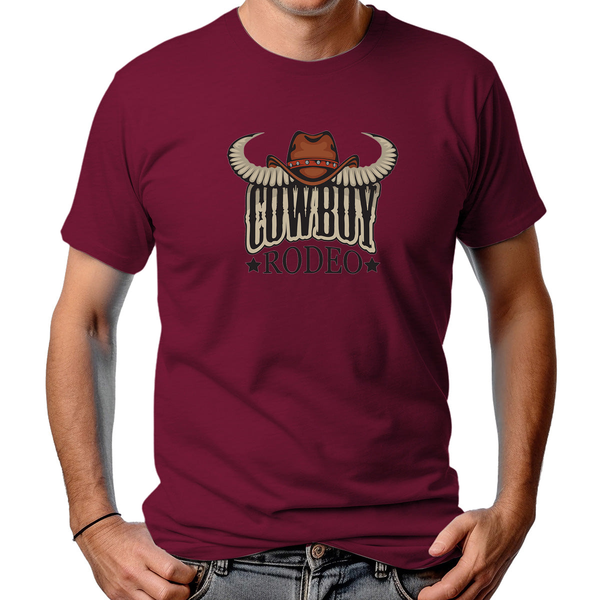 CAMISETA MASCULINA HATHORNS COWBOY