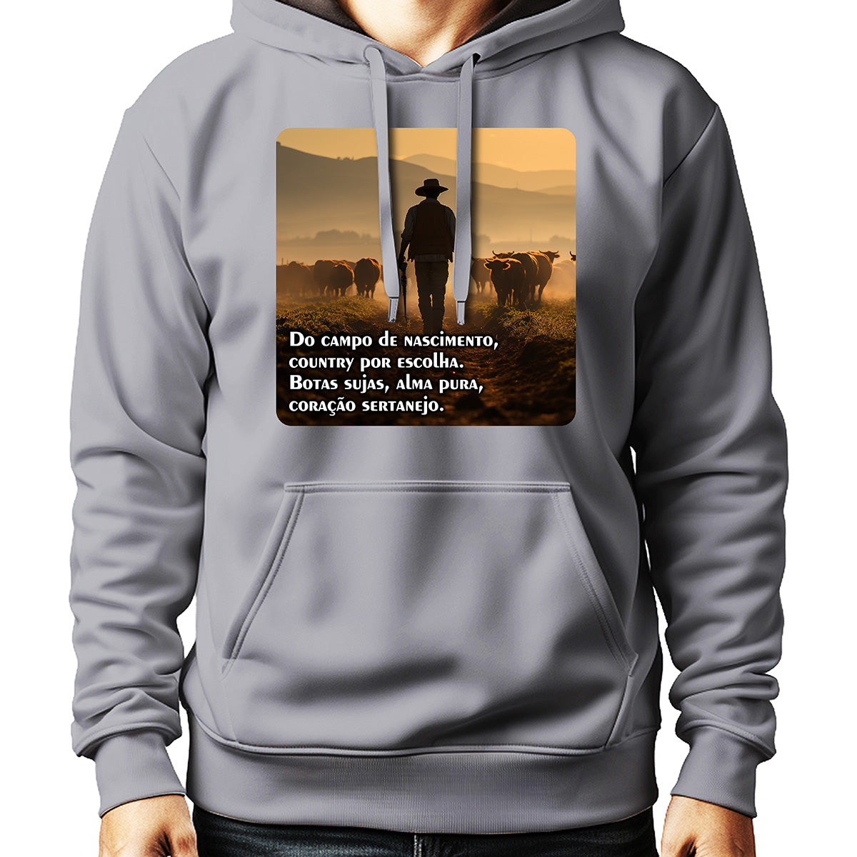 MOLETOM MASCULINO COWBOY VERDADEIRO