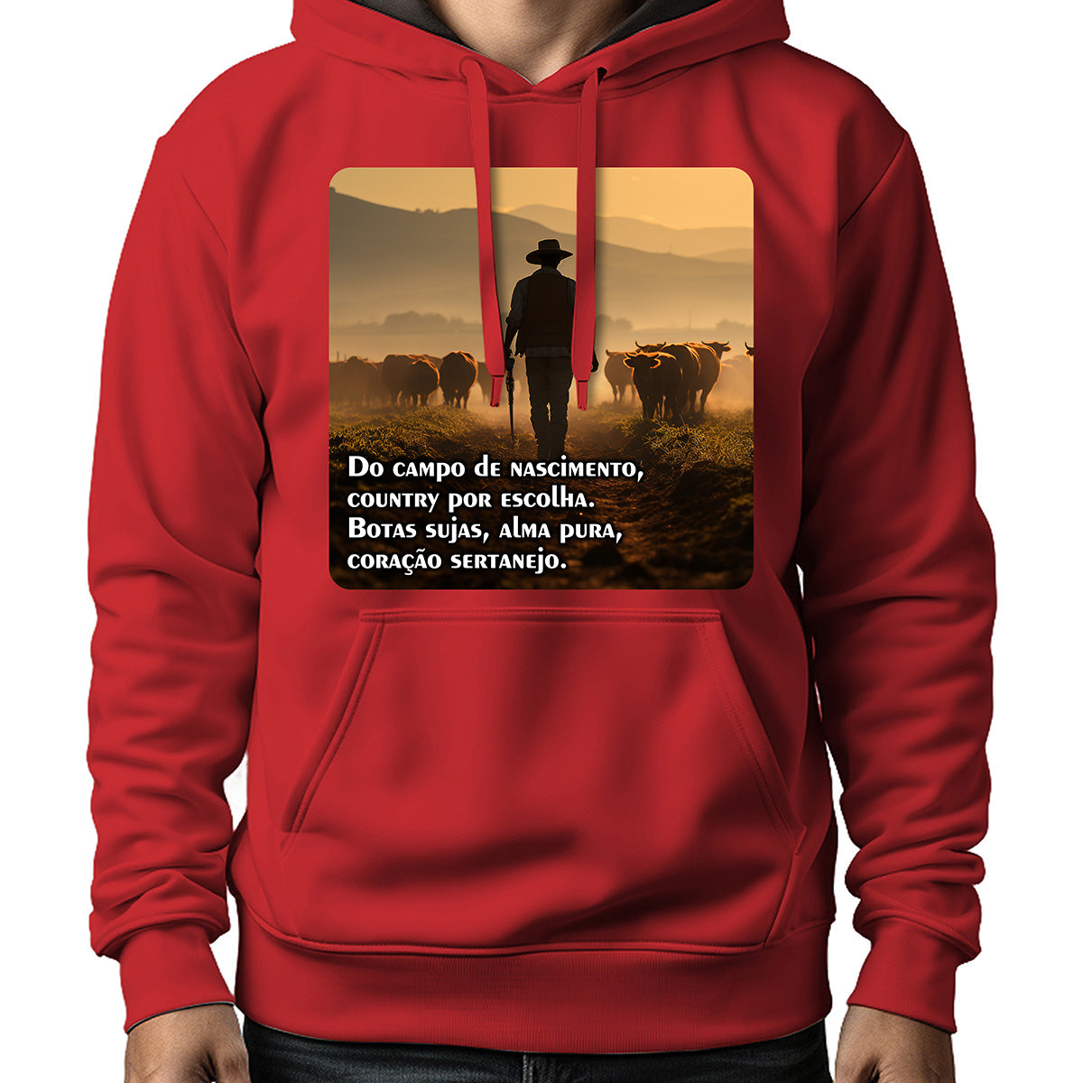 MOLETOM MASCULINO COWBOY VERDADEIRO