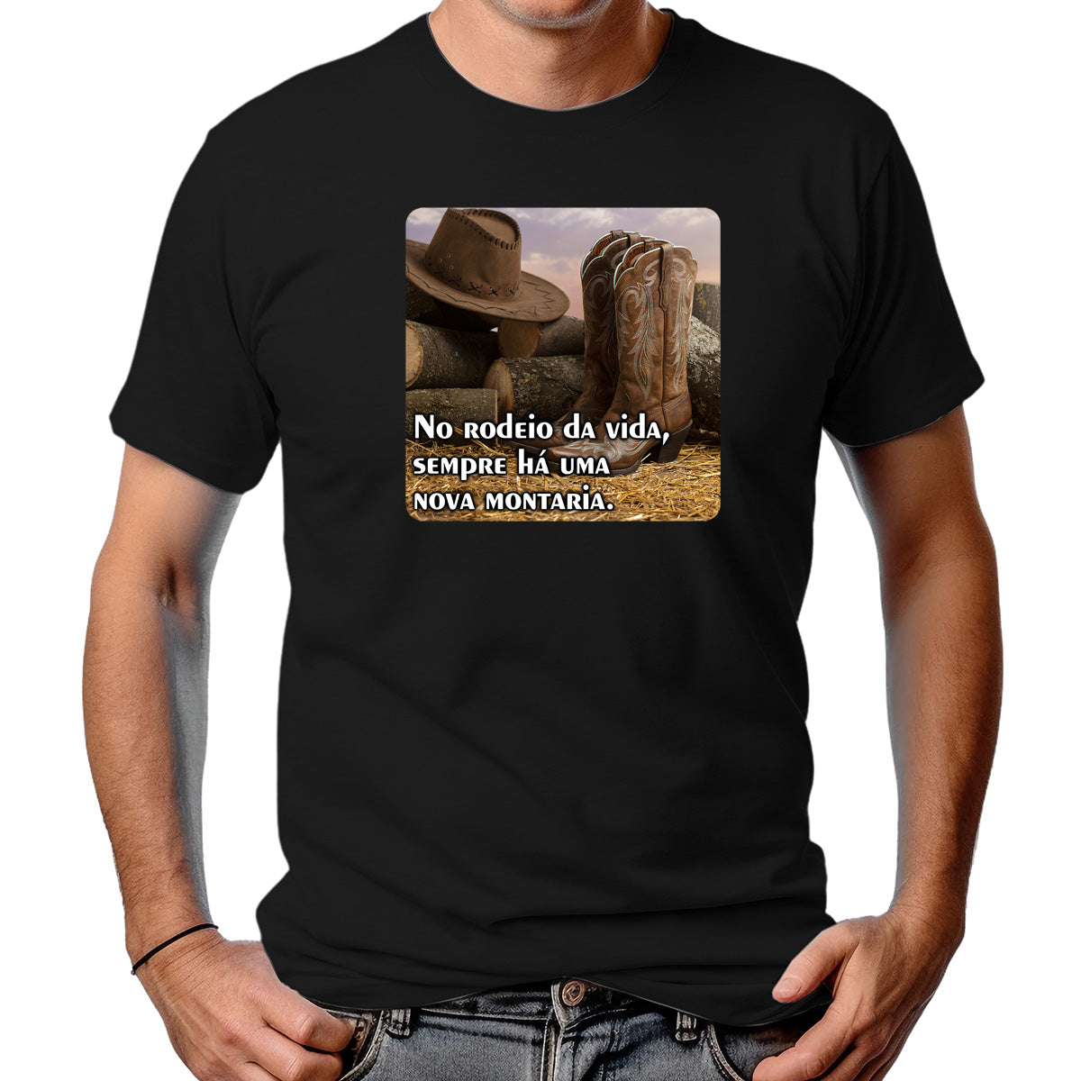 CAMISETA MASCULINA RODEIO DA VIDA