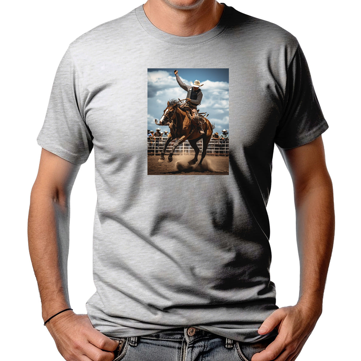 CAMISETA MASCULINA CAVALO RODEIO