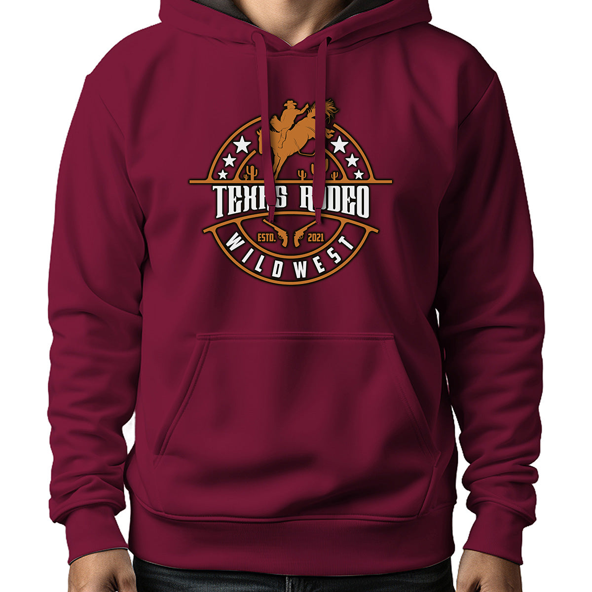 MOLETOM MASCULINO TEXAS RODEIO WILDWEST
