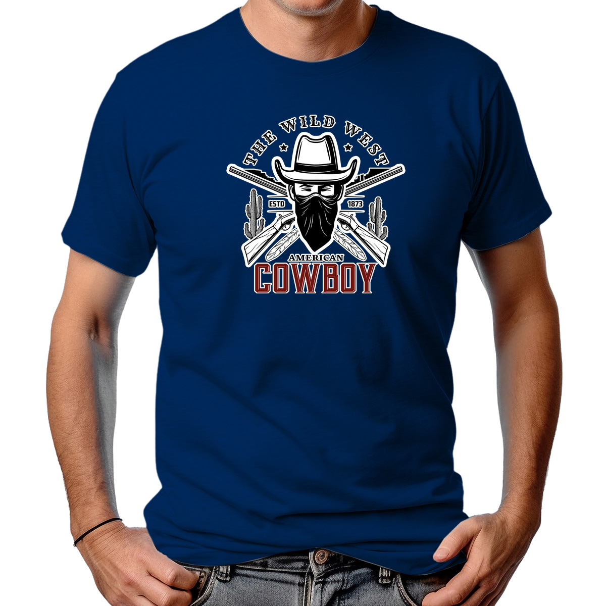 CAMISETA MASCULINA THE WILD WEST