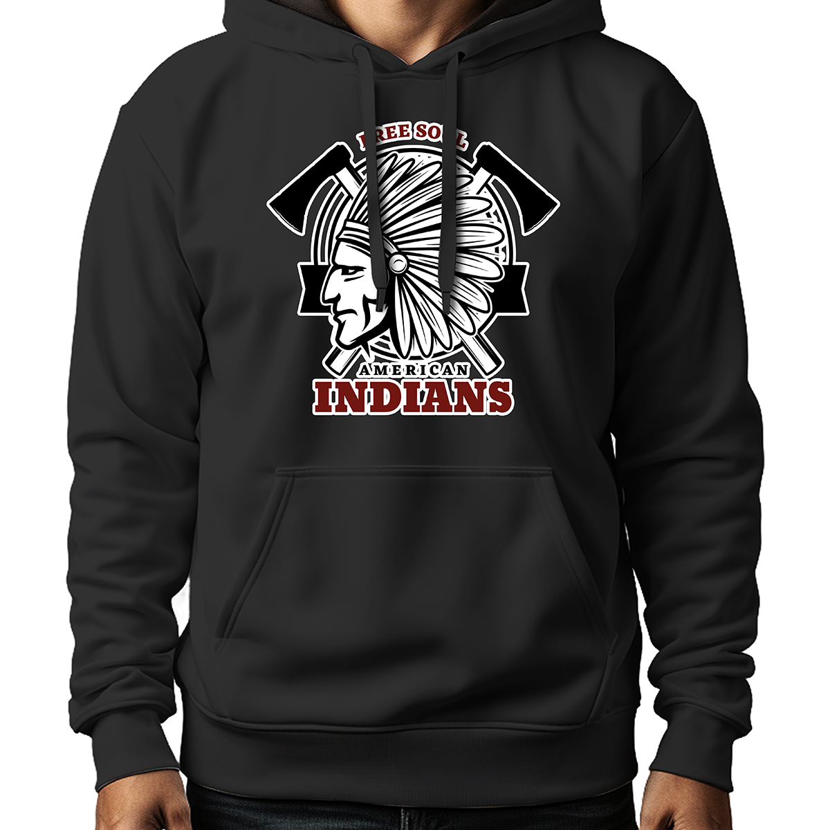 MOLETOM MASCULINO FREE SOUL AMERICAN INDIANS