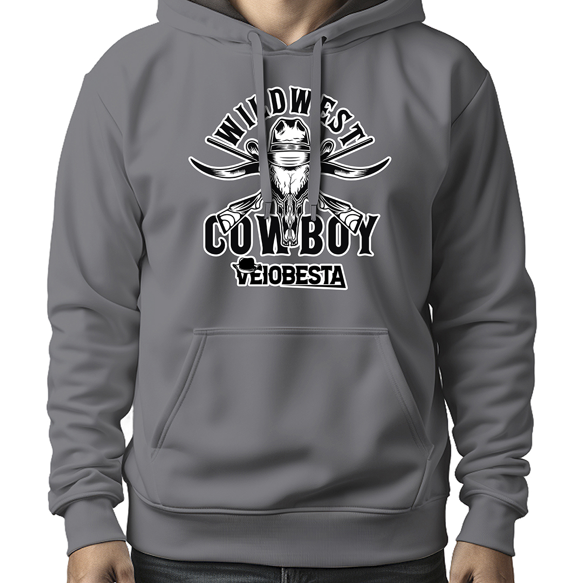 MOLETOM MASCULINO WILD WEST VEIOBESTA