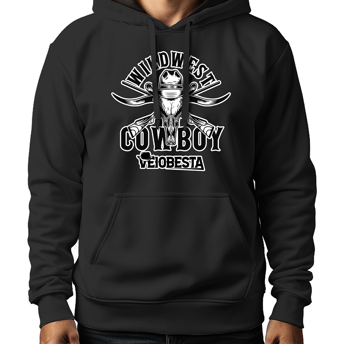 MOLETOM MASCULINO WILD WEST VEIOBESTA